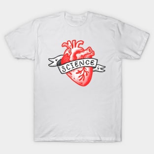 Science Heart. I love science. T-Shirt